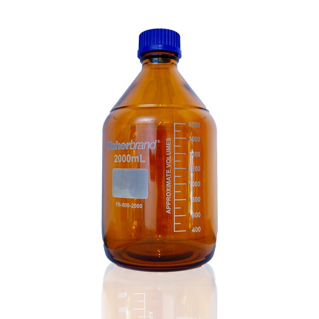 Fisherbrand Laborflasche Braunglas 2L, G